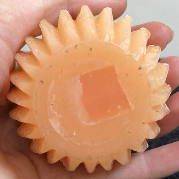 Vintage Carved Cupcake Candle Pink Green White Dessert sweets food - Picture 7 of 9